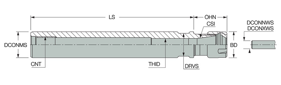ST3/4X6.000 ER20 M