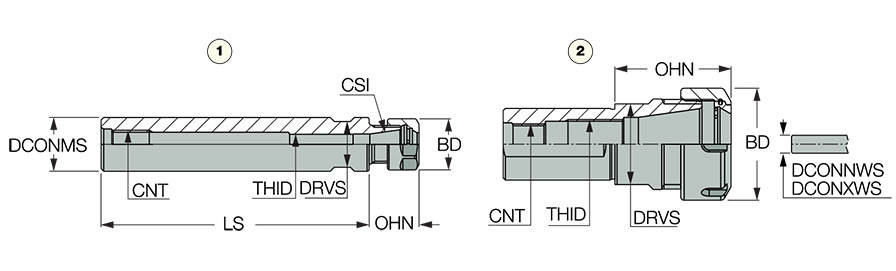 ST3/4X2.500 ER16 F