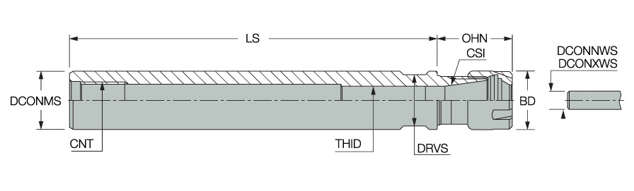 ST 20X150 ER20 M