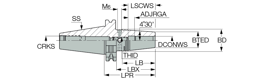 DIN69871 50 SRKIN 10X 80