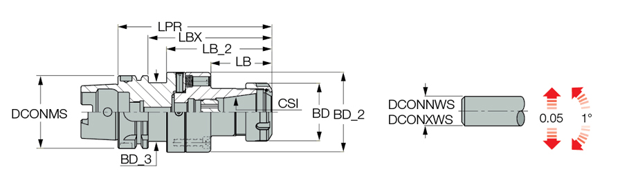 ADJ HSK A100 D70 ER32