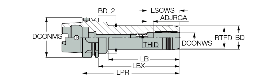 HSK A100 HYDRO 10X150