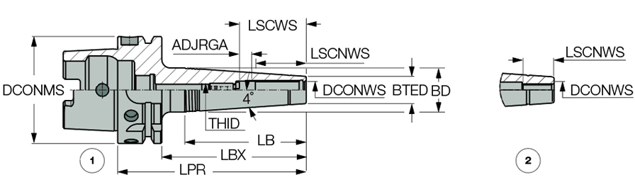 HSK A63 SRK 10X85 CX